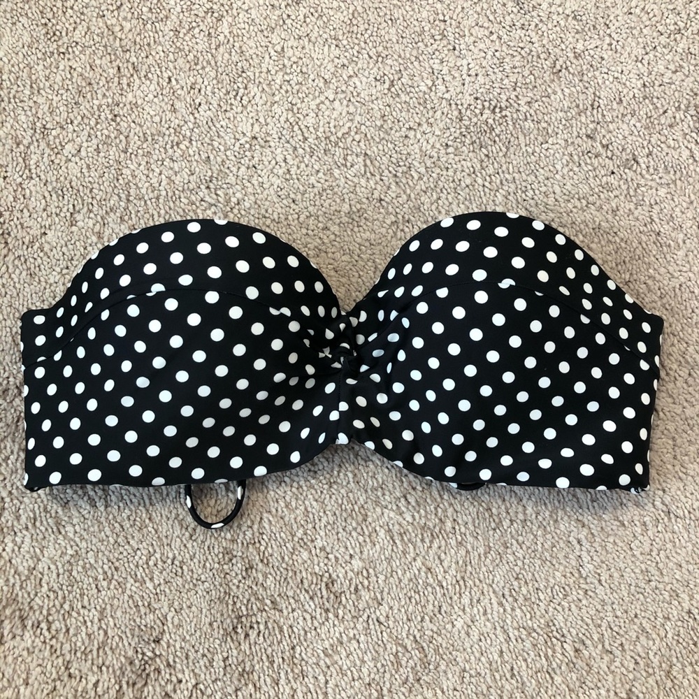 NWOT - polka dot bandeau swim top!👙